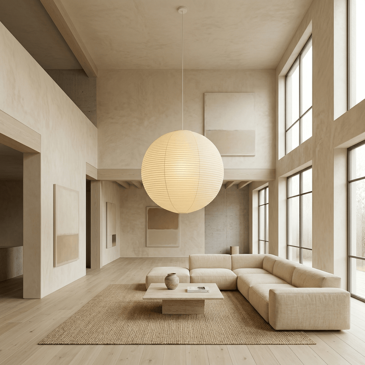 Akari Spherical Pendant Light