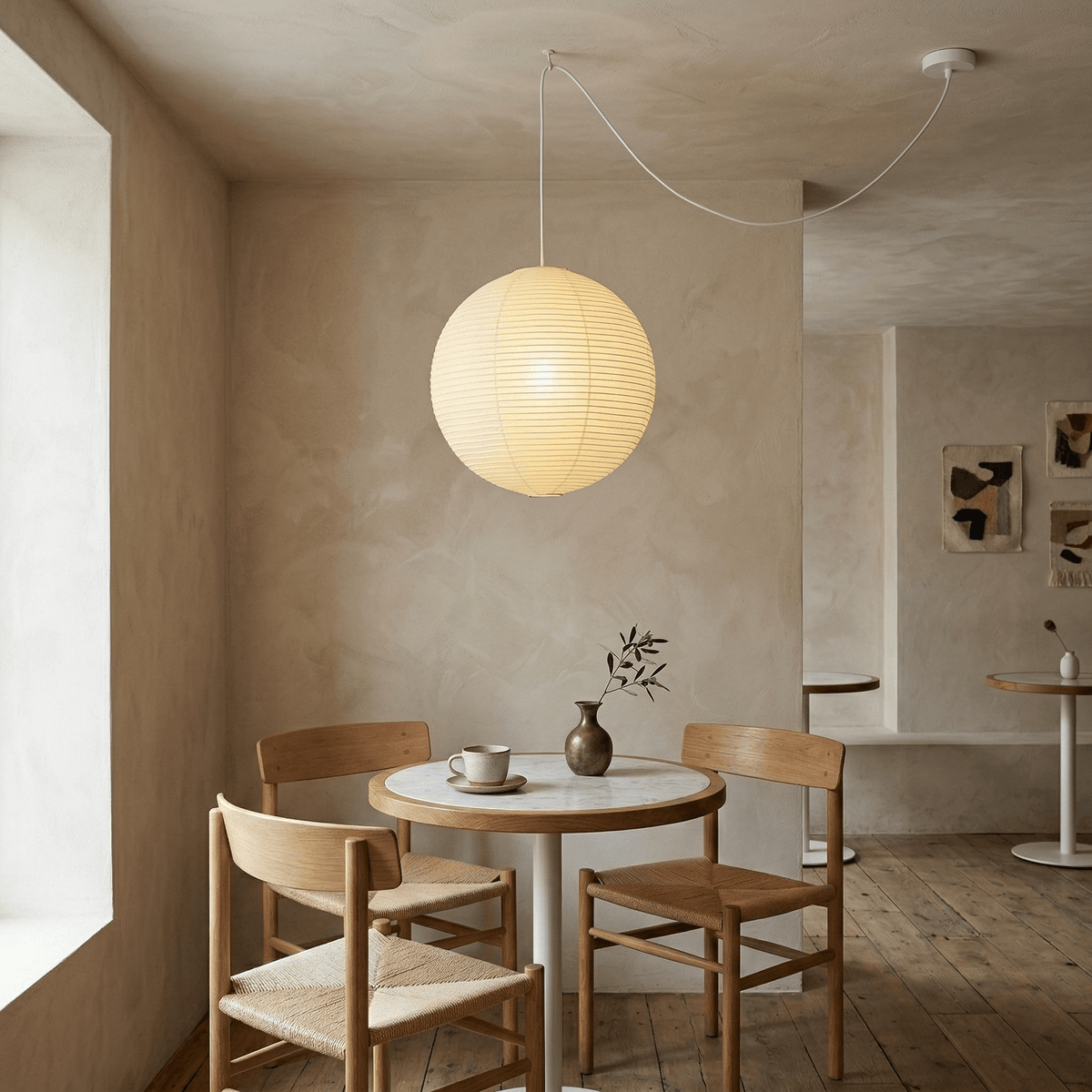 Akari Spherical Pendant Light