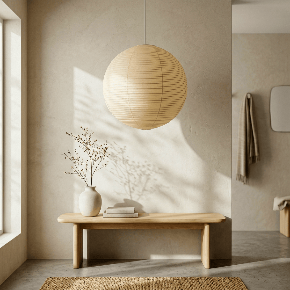 Akari Spherical Pendant Light