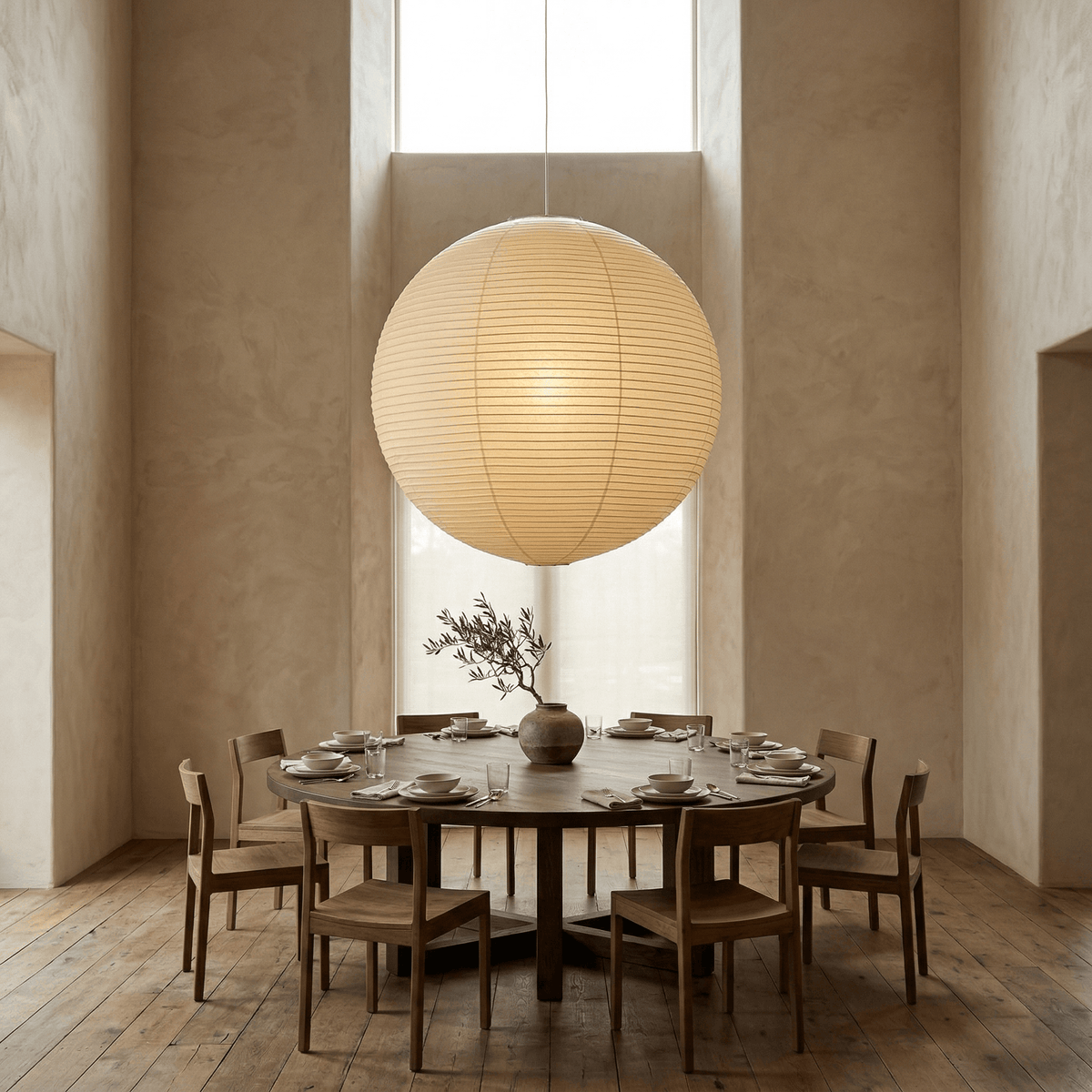 Akari Spherical Pendant Light